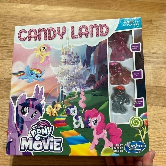 Candy Land My Little Pony Movie Version Board Game Kids Toy - Picture 1 of 5